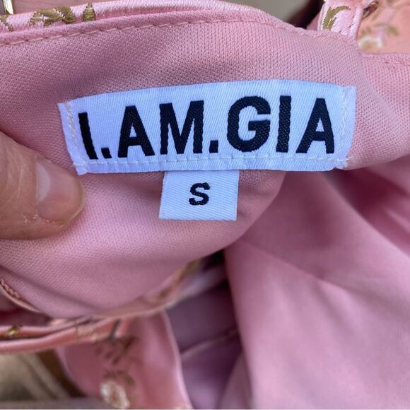 I.AM.GIA Pink Rose Kiko Mini Dress size small - Picture 4 of 15